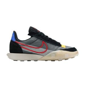 Used Nike Waffle Racer 2x Black Solar Flare University Red Size 7